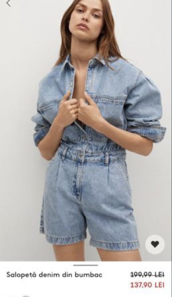 Salopetă Denim Mango