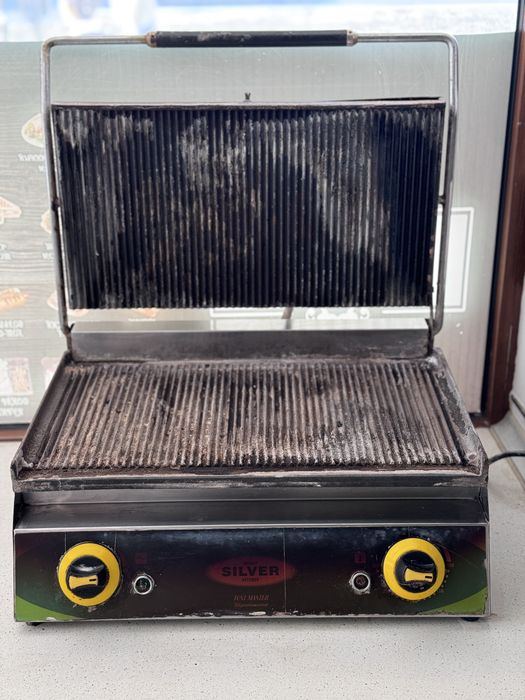 Silver Panini Grill (тостер)