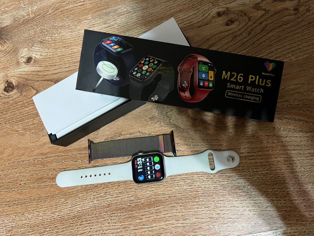 Смарт часы M26 Plus Wireless charging 44mm