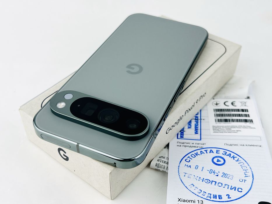 Google Pixel 9 Pro 5G 256GB 12RAM Hazel Перфектен! Гaранция!