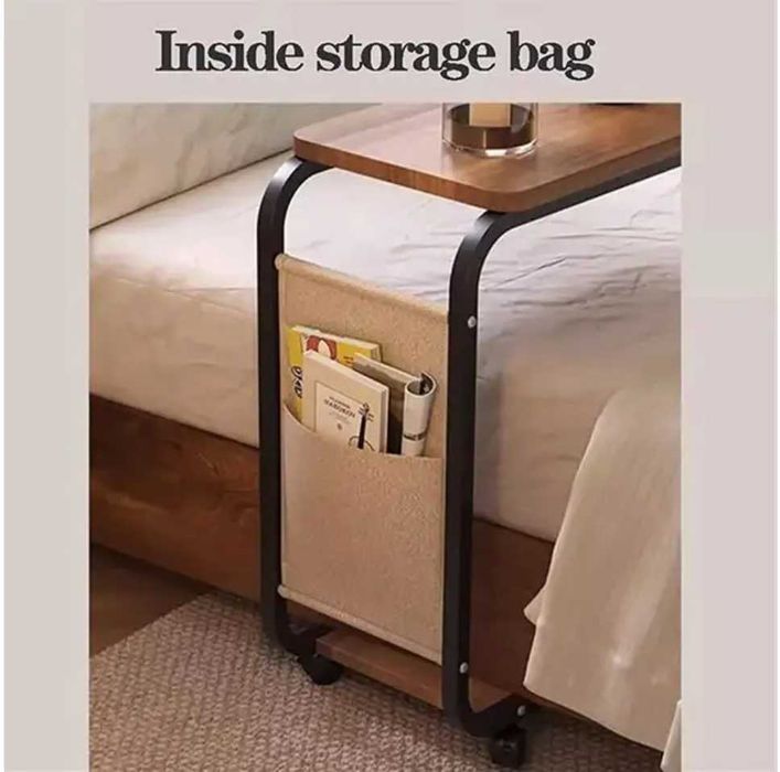 Подвижна C-образна Масичка На Колелца