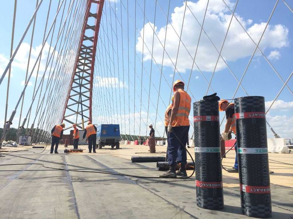 Гидроизоляция пролетных строений ТЕХНОЭЛАСТМОСТ С