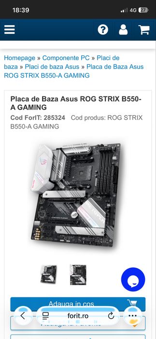 placa de baza asus b 550 A