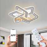 LED лампа 100W стилен дизайн за хол спалня осветление мощен абажур