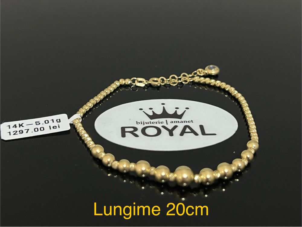 Bijuteria Royal CB : Bratara dama aur 14k 5,01gr lungime 20cm
