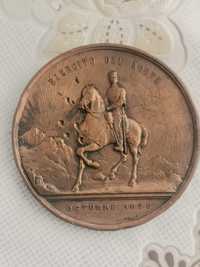 Placheta bronz Spania 1878