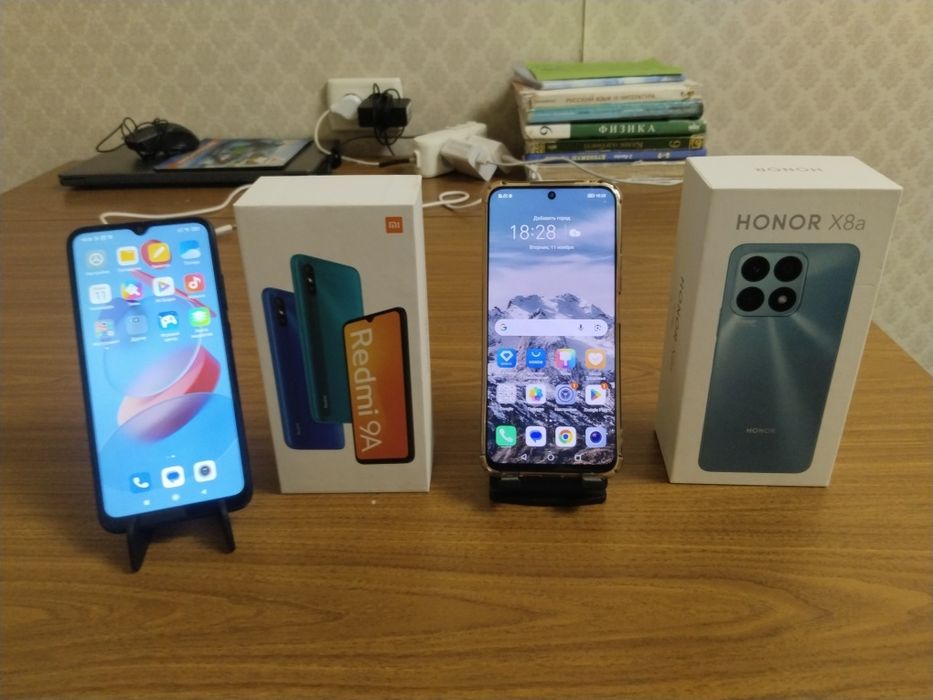 Redmi 9A 32 и Honor X8a 128
