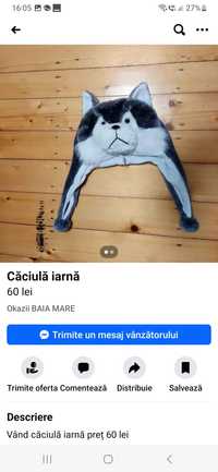 Căciulă adulti pt iarna