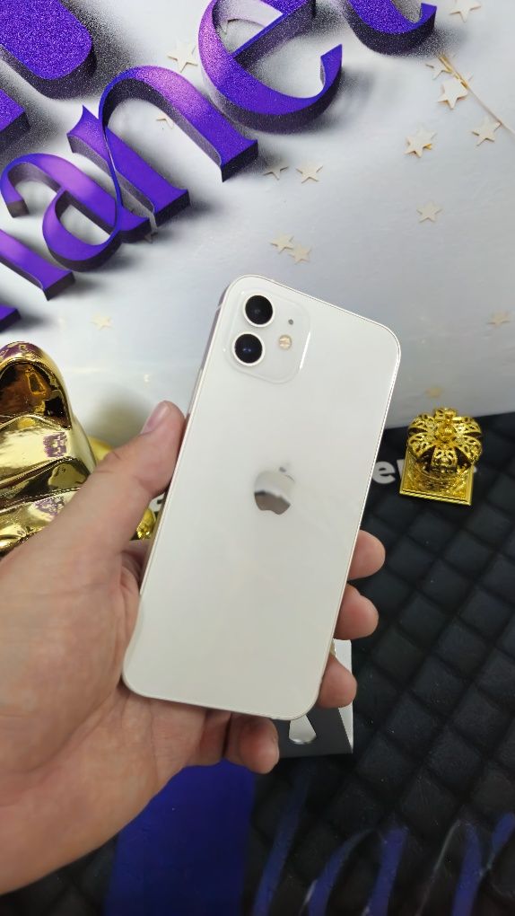 iPhone 12 White 64GB Baterie 100%.Preṭ fix! NOU