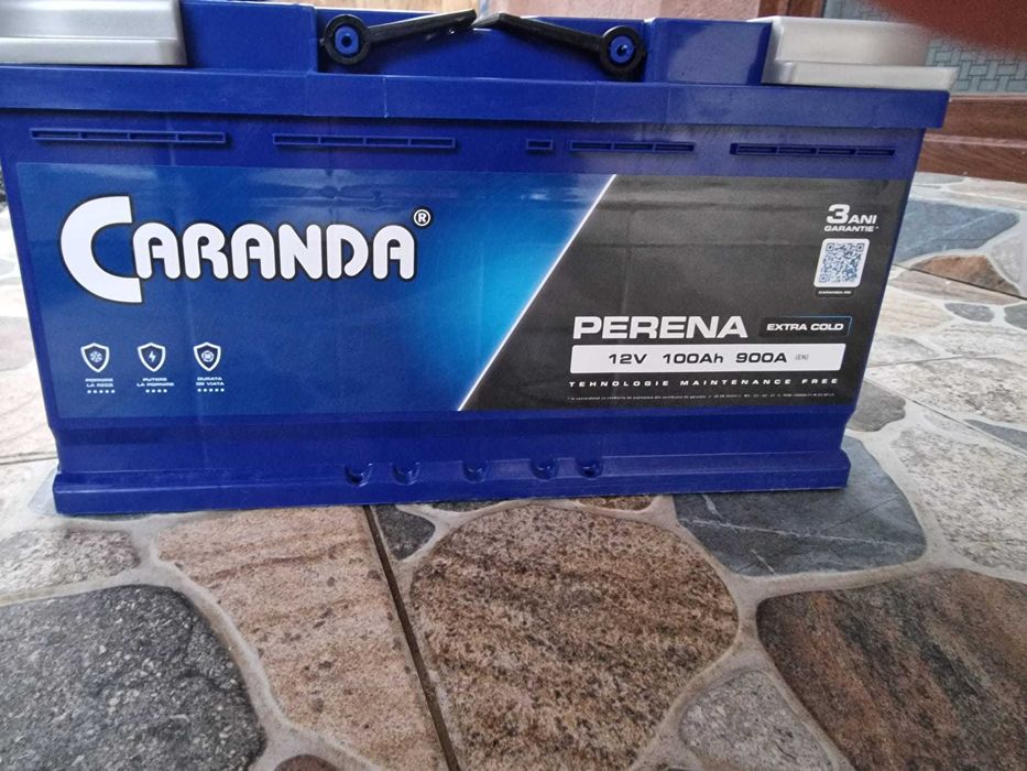 Acumulator  Caranda Perena 100A, puternic, 3 ani garantie