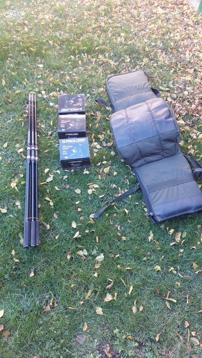 Set crap compact: 3 lansete okuma, 3 mulinete  prologic, husa anaconda