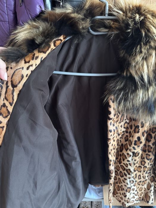Blana naturala leopard S