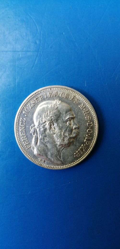 Moneda argint 2 korona 1912 Ungaria necirculata