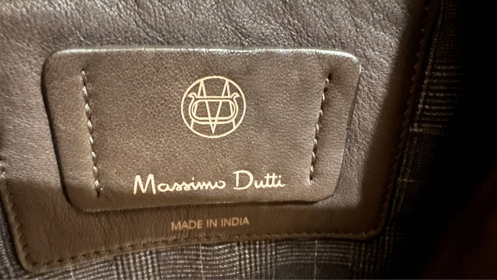 Geaca piele Massimo Dutti NOUA, cu eticheta, marime XL