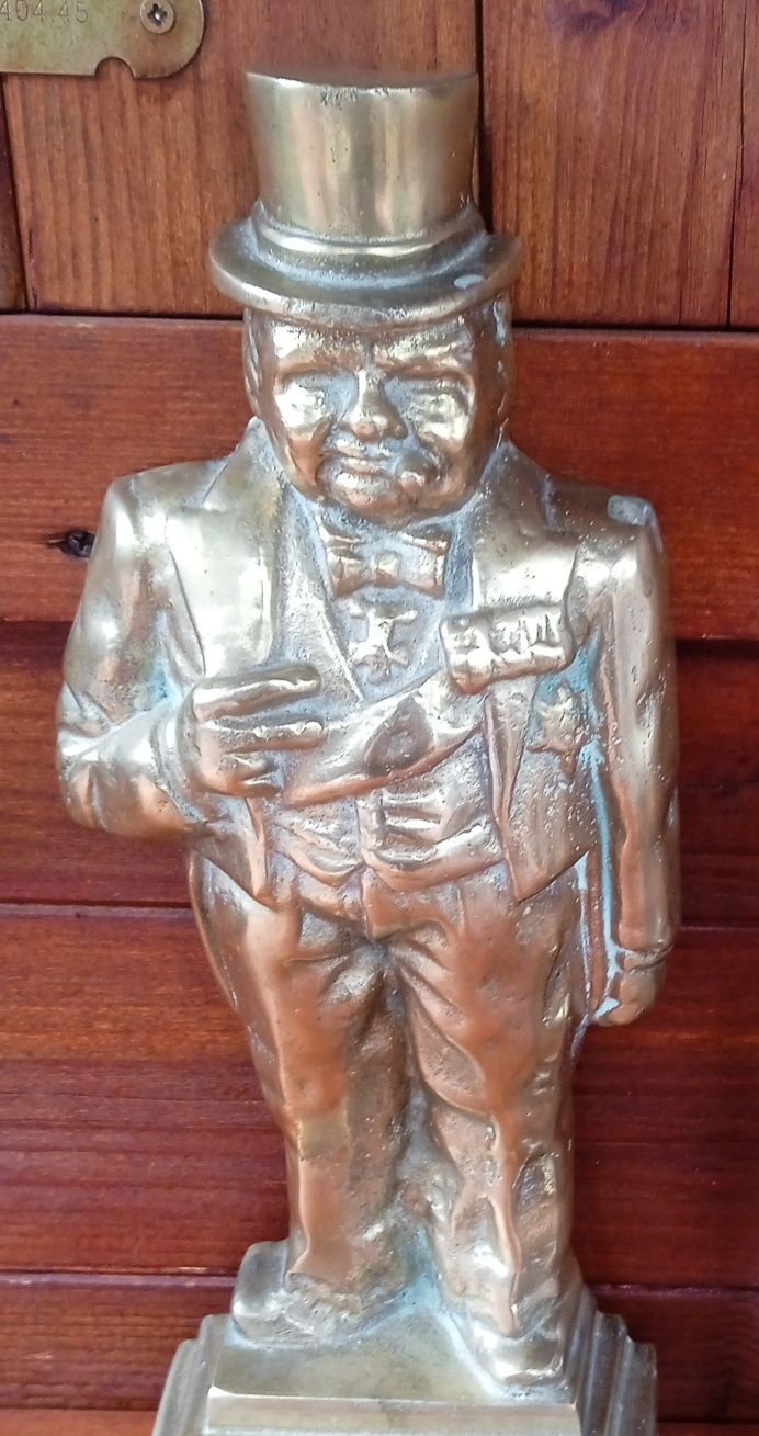 Statueta alama 7 kg, Winston Churchill, opritor usa, decor semineu