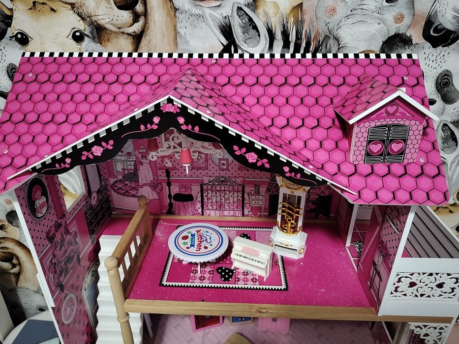 Casuta pentru din lemn Amelia KidKraft casute papusi pentru fetite