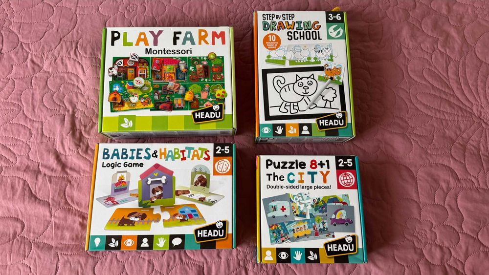 Пъзели, лего и игри Headu, Djeco, Lego Duplo