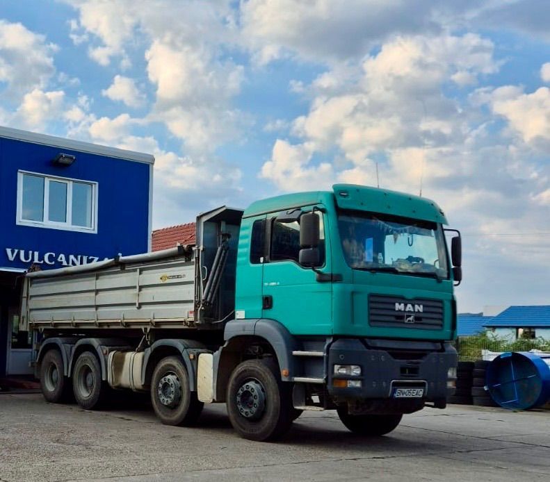 MAN TG 480 A MAN TGA 35.480 8x4 BB – Basculantă 8x4 – Stare foarte bună – Gata de l