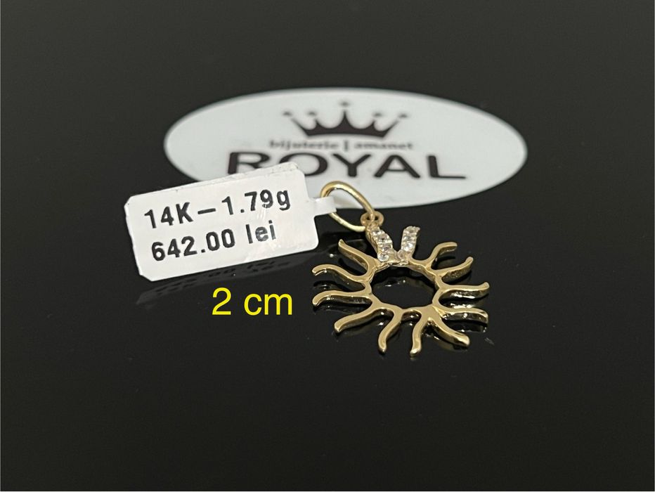 Bijuteria Royal CB : Pandant aur 14k 1,79 grame
