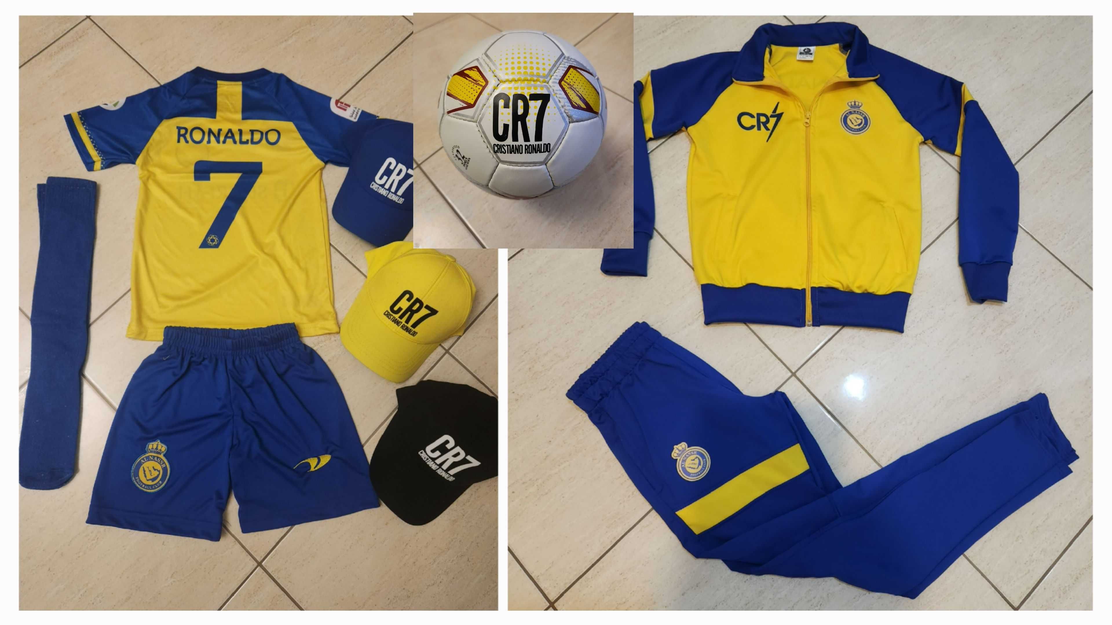 CR7 RONALDO Детски футболен  екип + калци + шапка +анцуг 2023г