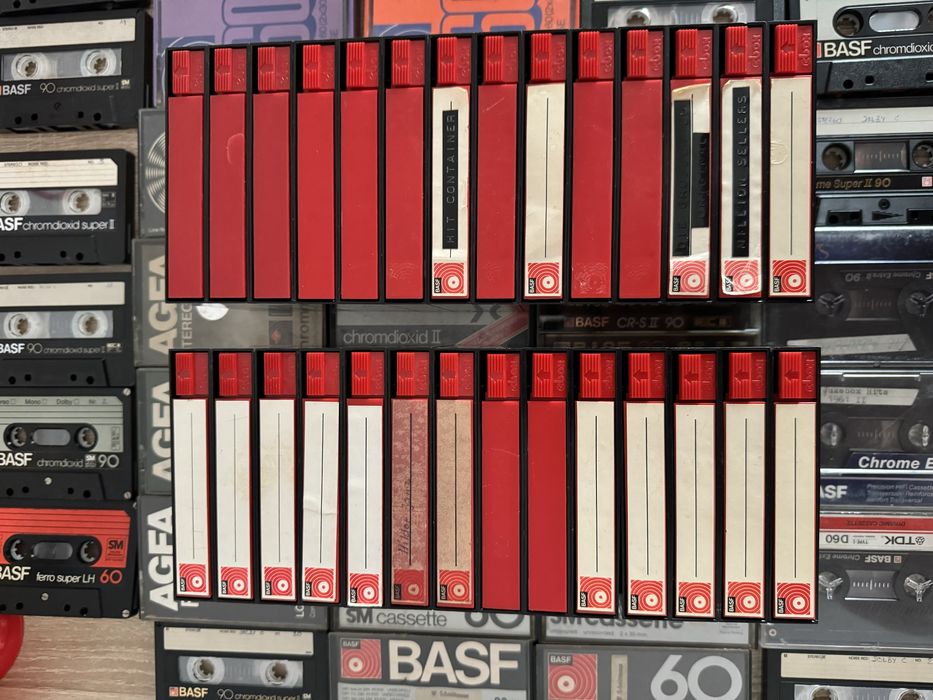 LOT Casete Audio Chrome Basf Maxwell Agfa