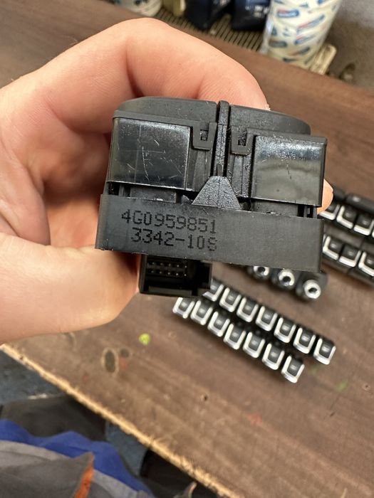 Butoane geam cromate buton oglinzi audi a4 b8 a5 a6 c7 a7 q5