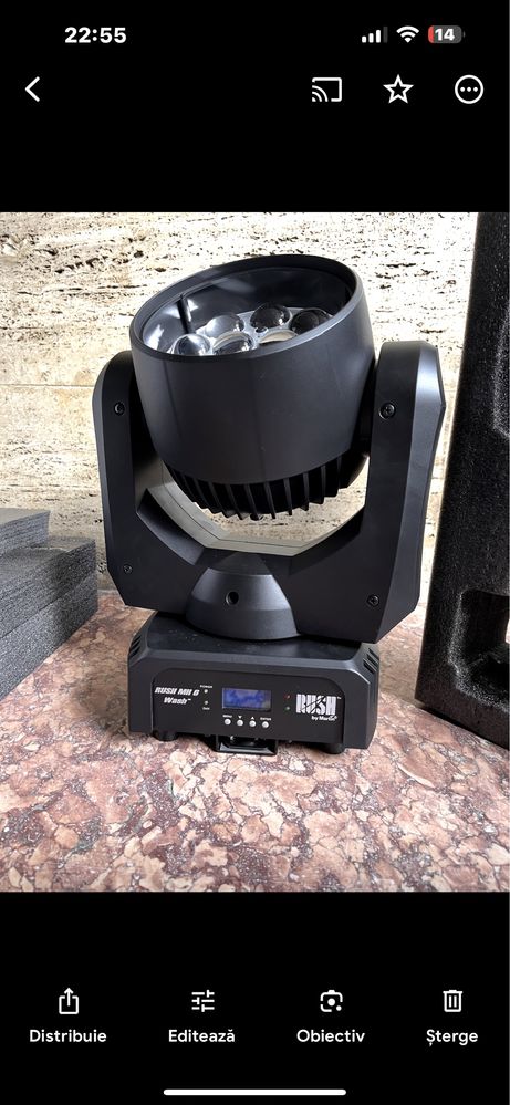 Martin Rush MH6 nou moving head wash beam