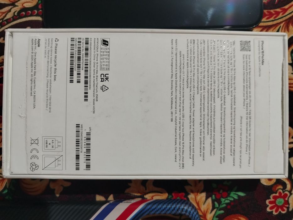 Iphone 16 pro max 256Gb 116Sikl