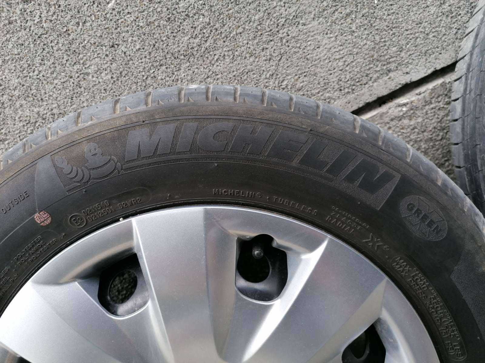 Стоманени джанти 15х6J/EТ 48 с гуми Mishelin +тасове OPEL