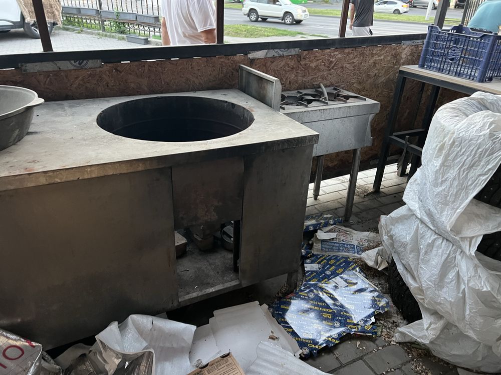 Тандыр печка газовая.