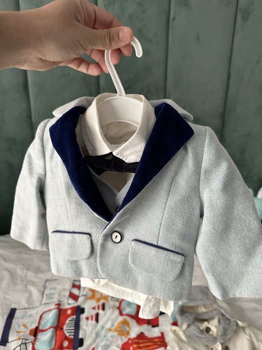 Costum complet botez copii - Anne Bebe - 3-6 luni