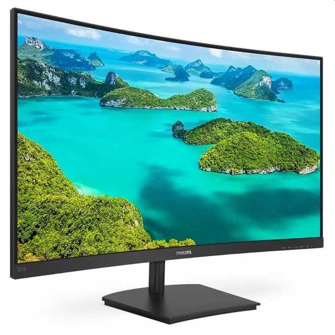 Професионален монитор Philips 271E1SCA00 – А статус 12 месеца гаранция