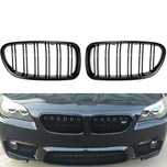 Negru Lucios Grile Nari Duble M Bmw F10 F18 F11 Piano Black M5 Look