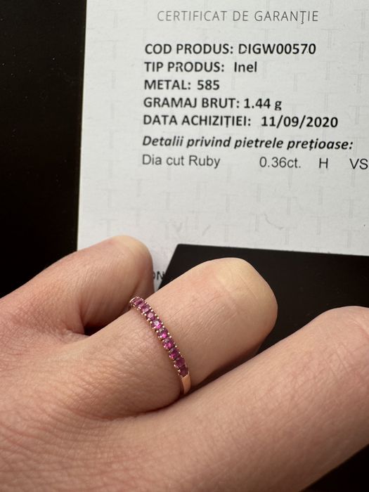 Inel cu safire Teilor