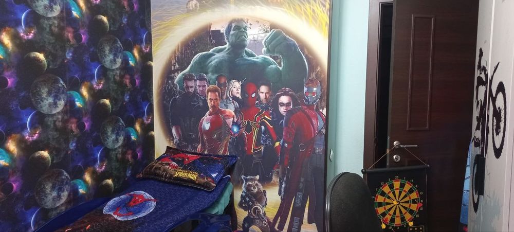 3 хонали Евроремонт уй 2 этажда (3/2/7)  Сотилади, Янгийул ш. Массив