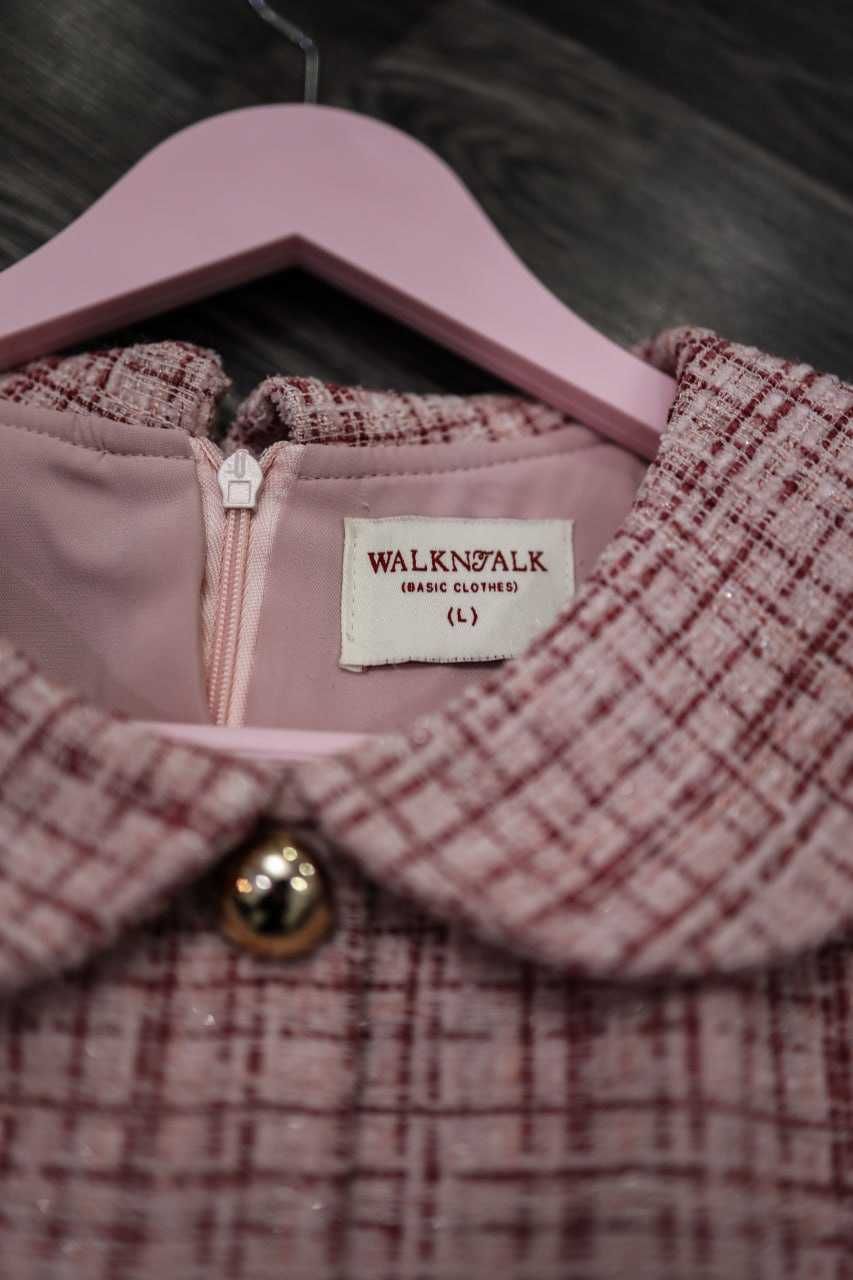 Твидовое женское платье Walkntalk [Good Girl Gone Bad] (L)