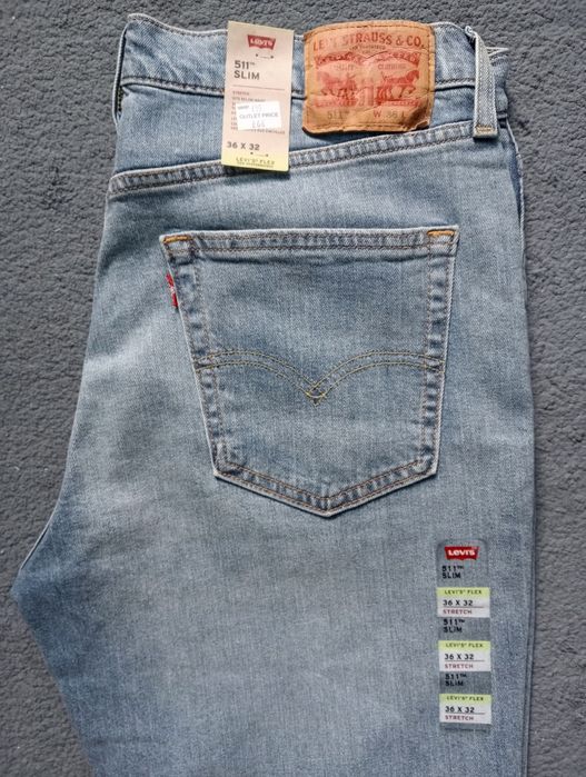 Blugi Levis 511,  36/32 noi.
