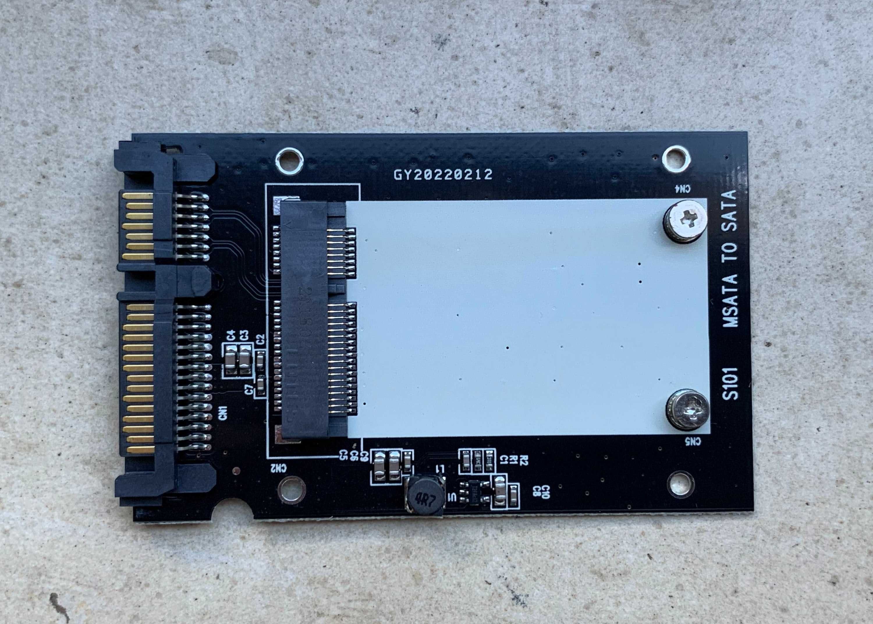 Адаптер mSATA SSD към 2.5" SATA HDD