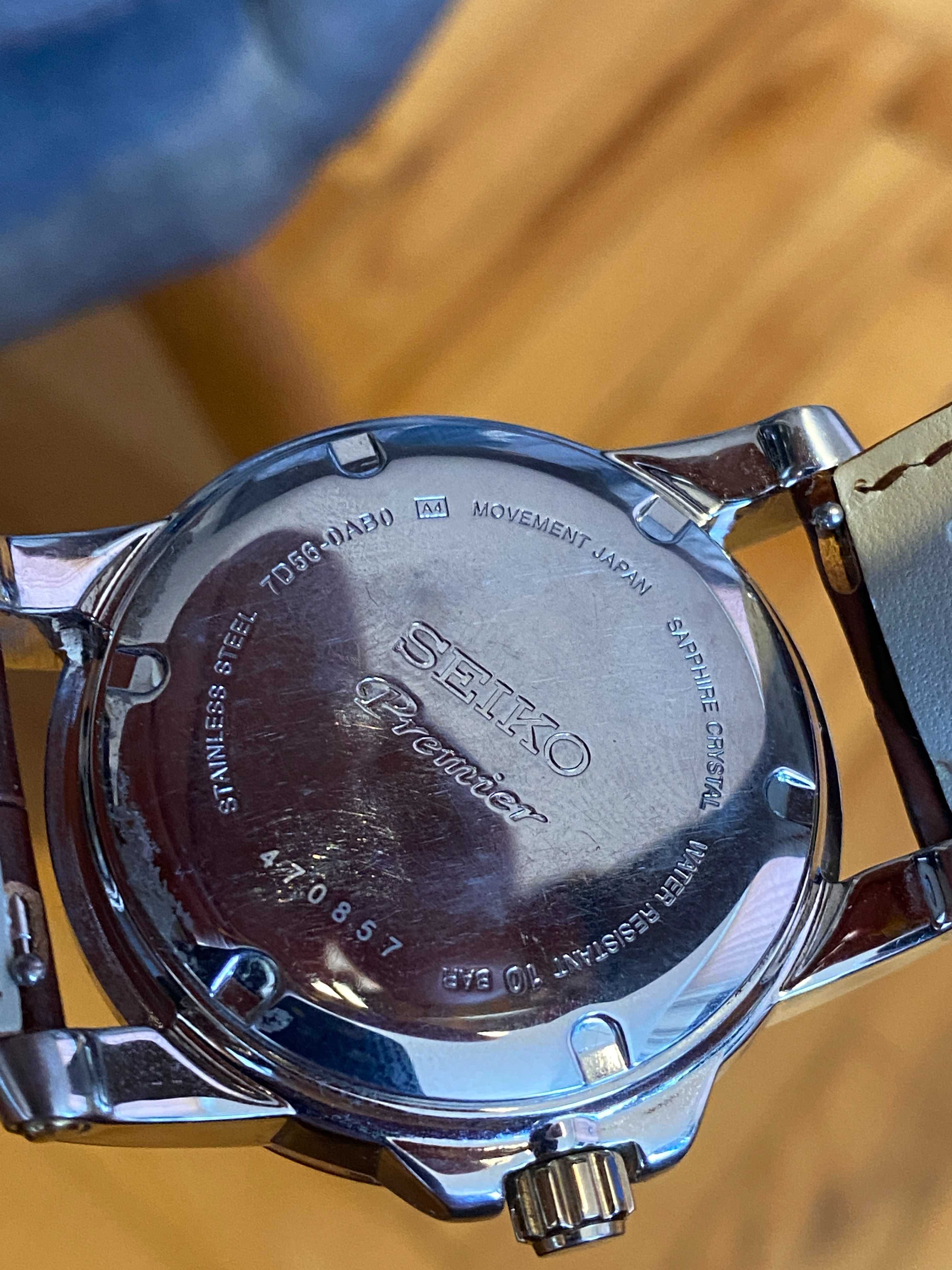 Продавам SEIKO Premier Kinetic Perpetual Calendar