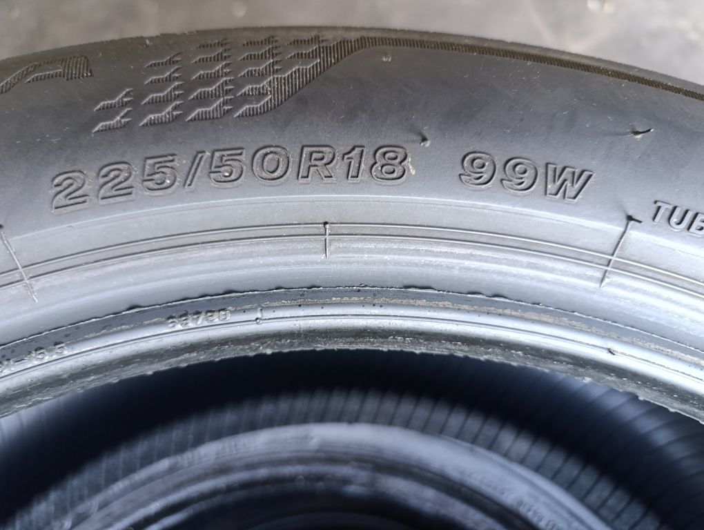 Patru anvelope de vara 225 50 18 Bridgestone dot 2021 steluta BMW
