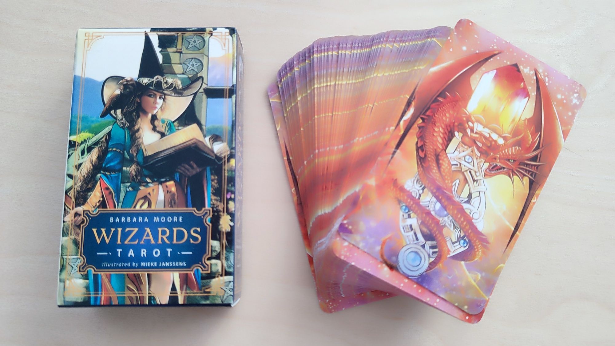 Wizards Tarot, 78, de carduri in limba engleza, de Barbara Moore!