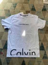 tricou calvin klein alb