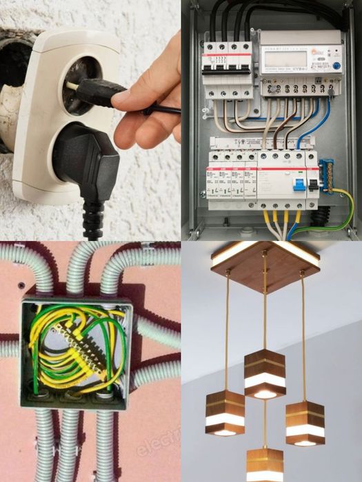 Электрик. Ремонт розеток, выключателей.