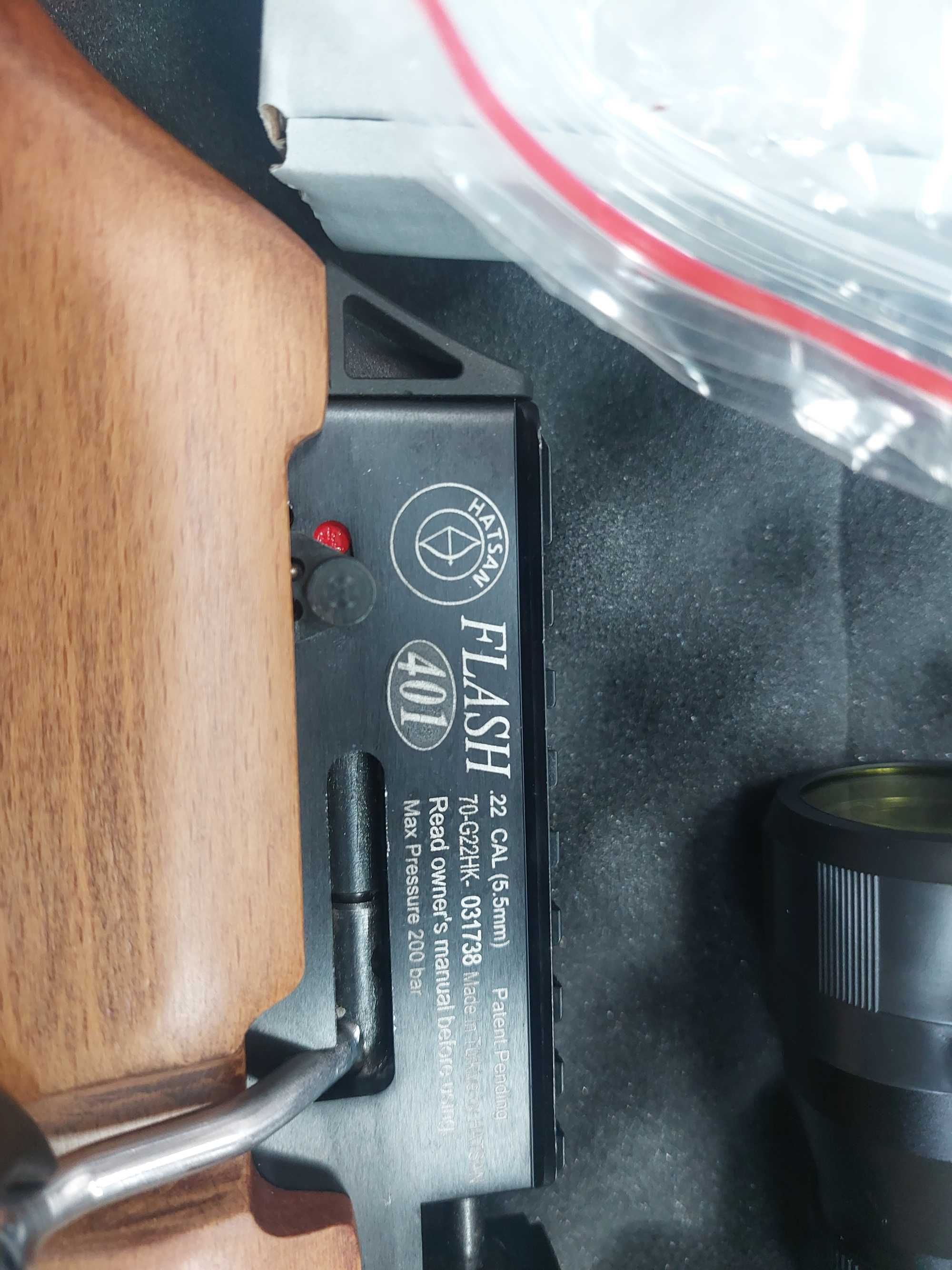 Продавам въздушна пушка Hatsan flsh 401 5.5mm