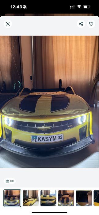 Машина кровать в отличном состояни