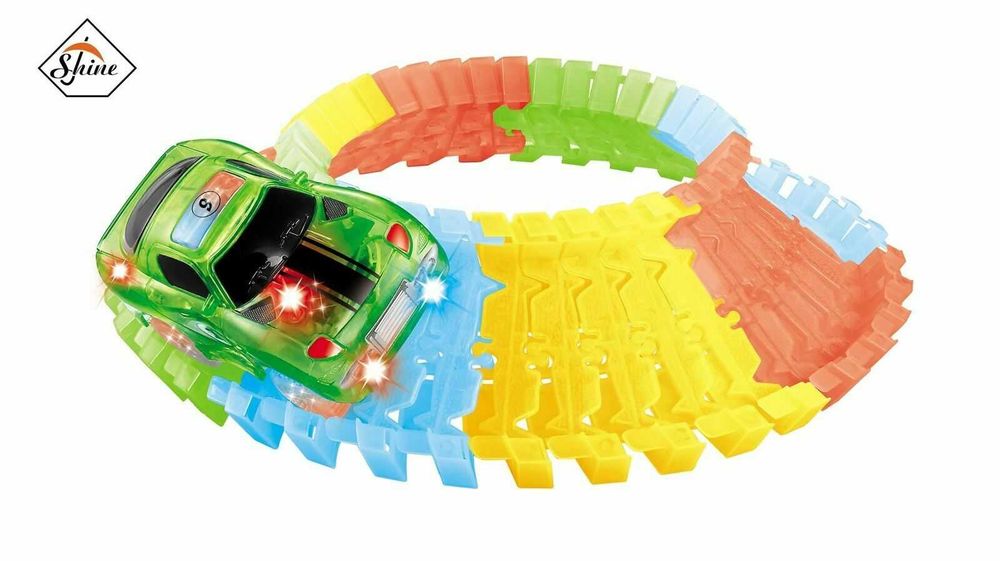 Меджик тракс 220 части светеща писта MAGIC TRACKS количка кола игра