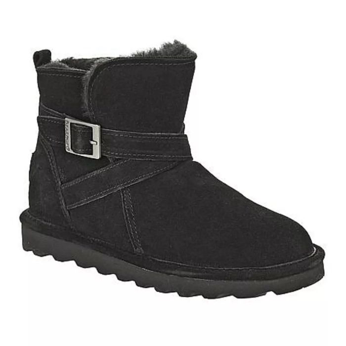 BEARPAW® боти Emersyn 41 Wide номер черни и винено червени