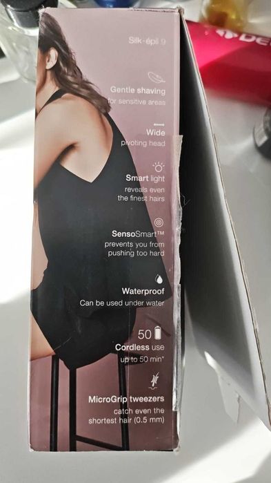 Epilator Braun Silk-epil 9 9-000 Wet & Dry, MicroGrip, Smart Light