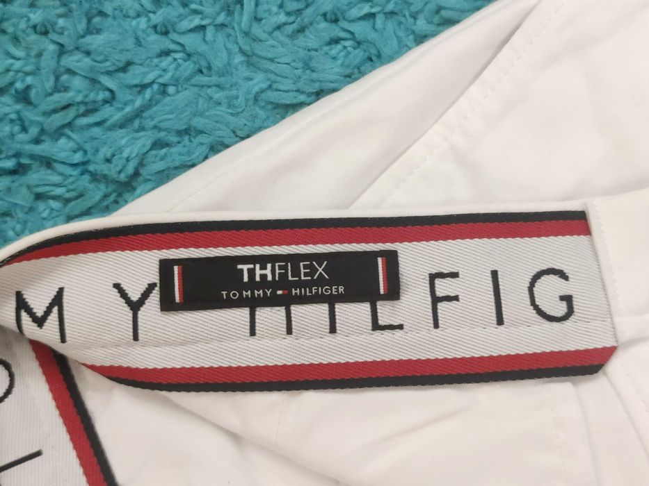 Pantaloni Tommy Hilfiger - Chino Flex White