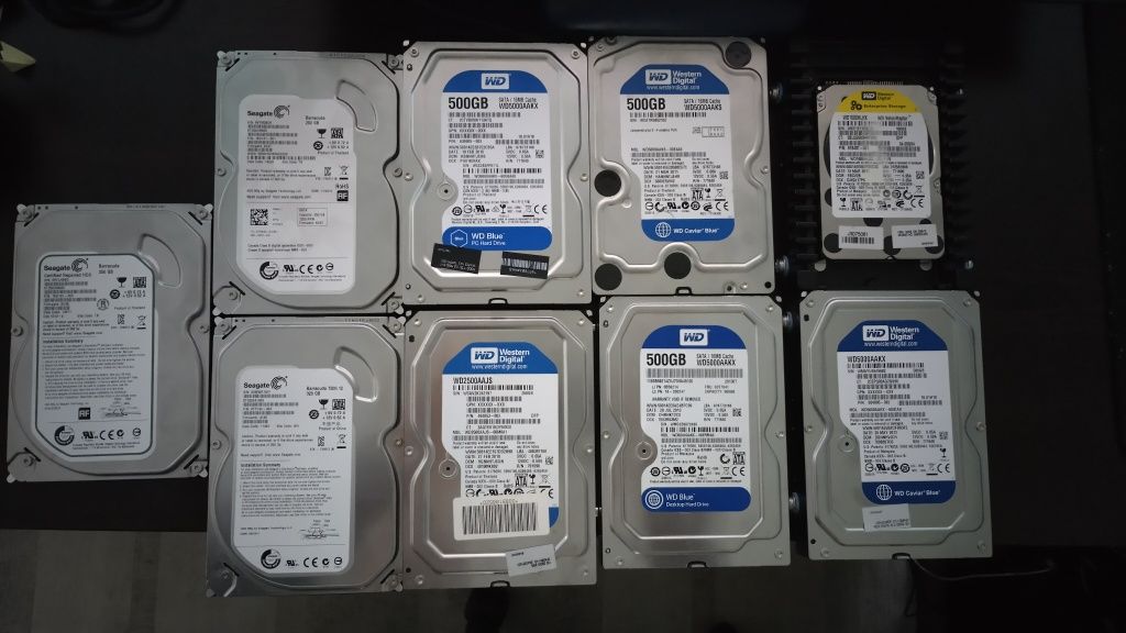 HDD SATA хард диск 500GB 320GB 250GB 160GB